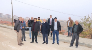 Başkan Sarı, TOKİ 110 konutlara doğalgaz hayırlı olsun