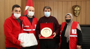 Kızılay’dan Başkan Sarı’ya Teşekkür