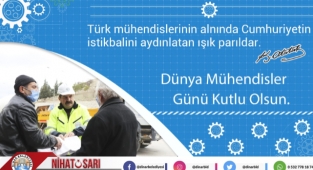 Başkan Sarı dan 5 Aralık Dünya Mühendisler Günü Mesajı