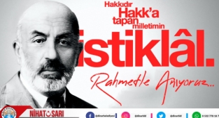 Başkan Sarı’dan Mehmet Akif Ersoy’u Anma Mesajı