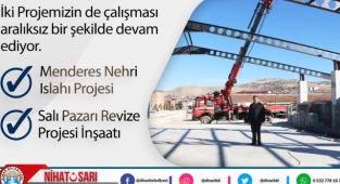 Başkan Sarı, “Menderes Nehrimizde, Pazar yerimizde hak ettiği görünüme kavuşuyor”