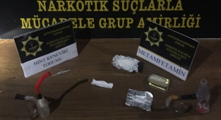 DİNAR'DA UYUŞTURUCU OPERASYONU: 3 GÖZALTI