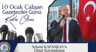 Kaymakam Kapankaya Çalışan Gazeteciler Gününü Kutladı