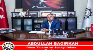 DİNAR TSO BAŞKANI ABDULLAH BAĞIRKAN'DAN MİRAÇ KANDİLİ MESAJI