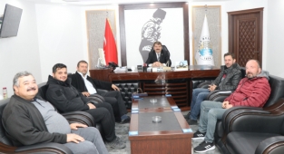Yeni Kurulan Arıcılar Derneğinden Başkan Sarı'ya ziyaret