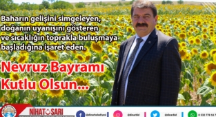 Başkan Sarı’dan Nevruz Bayramı Mesajı