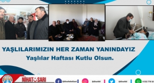 Başkan Sarı, Yaşlılarımızın her zaman yanındayız