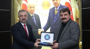 Türk Yerel Hizmet-Sen Yönetiminden Başkan Sarı’ya ziyaret