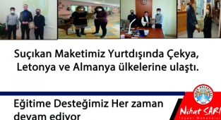 Yurtdışı Stajından dönen öğrencilerimizden Başkan Sarı’ya teşekkür