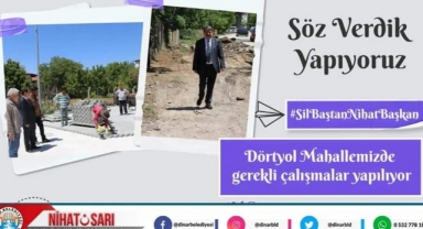 Başkan Sarı, “Söz verdik yapıyoruz''