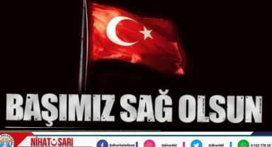 Belediye Başkanımız Nihat Sarı’dan Şehitlerimiz için Başsağlığı Mesajı