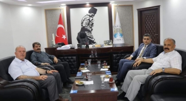 Evciler Heyetinden Belediye Başkanımız Nihat Sarı’ya İade-i ziyaret
