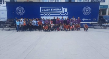 Gezen Sinema tırı gösterileri başladı