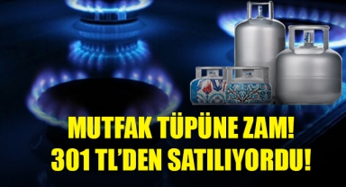 Mutfak Tüpüne ZAM!