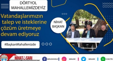 Vatandaşlarımızın talep ve isteklerine çözüm üretmeye devam ediyoruz