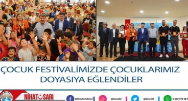 Çocuk Festivalimizde çocuklarımız doyasıya eğlendiler