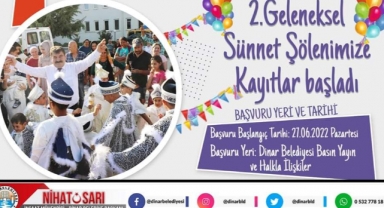 Geleneksel Sünnet Şölenimiz için başvurular başladı