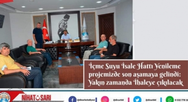 İçme Suyu İsale Hattı Yenileme projemizde son aşamaya gelindi: Yakın zamanda İhaleye çıkılacak