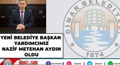 Yeni Belediye Başkan Yardımcımız Nazif Metehan Aydın oldu