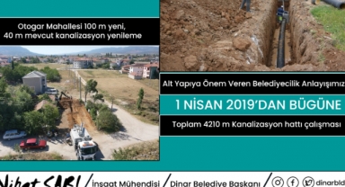 Başkan Sarı, “Alt Yapıya büyük önem veriyoruz”