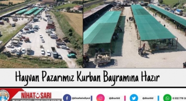 Başkan Sarı, Hayvan Pazarımız Kurban Bayramına Hazır