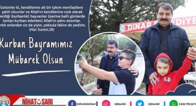 Belediye Başkanımız Nihat Sarı’dan Kurban Bayramı mesajı