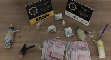 Dinar'da uyuşturucu operasyonu : 5 kişi yakalandı