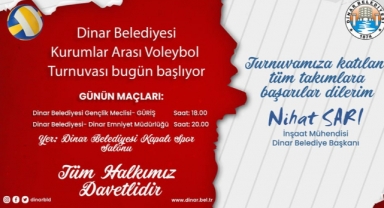 Kurumlar Arası Voleybol Turnuvamız bugün başlıyor