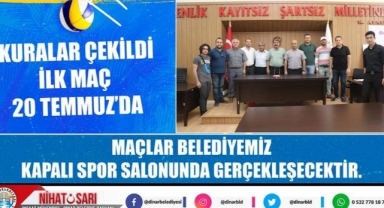 Kurumlar Arası Voleybol Turnuvamızın kuraları çekildi