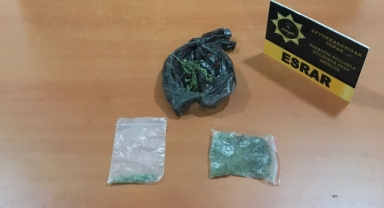 14 gram Esrar ele geçirildi 1 kişi yakalandı