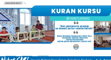 Başkan Sarı, “Dini eğitimlerin alındığı en önemli yerler camilerimizdir”