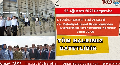 Belediye Başkanımız Nihat Sarı, Büyük Taarruz Zaferimizin 100.Yılı Etkinliklerinin açılışına katıldı