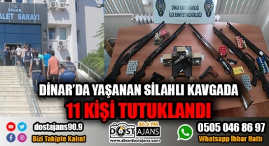 Dinar'da yaşanan silahlı kavgada sıcak gelişme