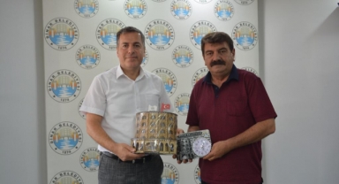 İLÇEMİZ KAYMAKAMI SELAMİ KAPANKAYA VEDA ZİYARETLERİNDE BULUNDU