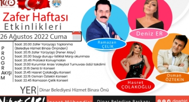 İlçemizde 30 Ağustos'u Coşkuyla kutlayacağız