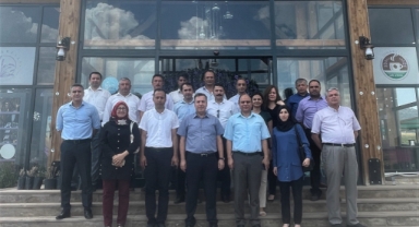 KAYMAKAM KAPANKAYA ÇALIŞMA ARKADAŞLARI İLE VEDA YEMEĞİNDE BİR ARAYA GELDİ