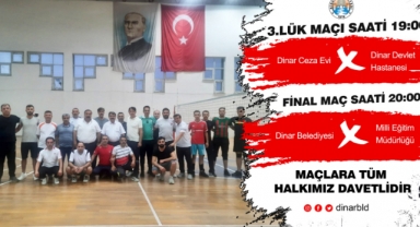 Turnuvamızın final heyecanına tüm halkımızı davet ediyoruz