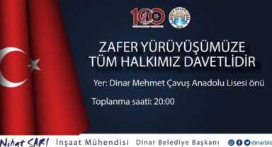 Zafer Yürüyüşümüze tüm halkımız davetlidir