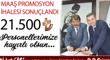 Belediye Başkanımız Nihat Sarı, “Personellerimize 21.500 Türk Lirası promosyon ödenecek”
