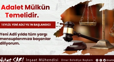 Belediye Başkanımız Nihat Sarı, yargı mensuplarının yeni adli yılını kutladı