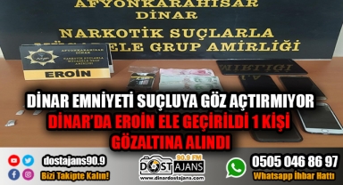 Dinar Emnİyeti Suçlulara Göz Açtırmıyor!