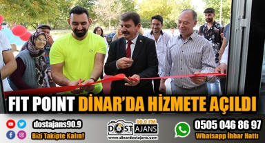 FIT POINT DİNAR'DA HİZMETE AÇILDI