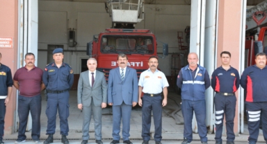 İlçe Kaymakamımız Kemal Duru İtfaiye Personelimizin haftasını kutladı