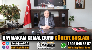 Kaymakam Kemal DURU Göreve Başladı