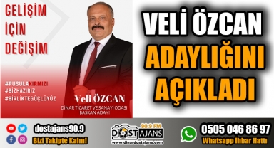 Veli Özcan Ticaret Odası Başkan Adaylığını Açıkladı