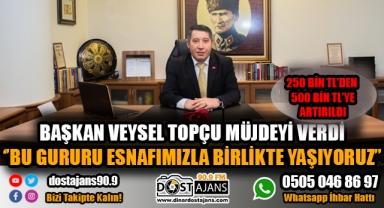 Başkan Veysel Topçu Müjdeyi Verdi
