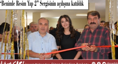 Belediye Başkanımız Nihat Sarı, Benimle Resim Yap Sergisinin açılışını gerçekleştirdi