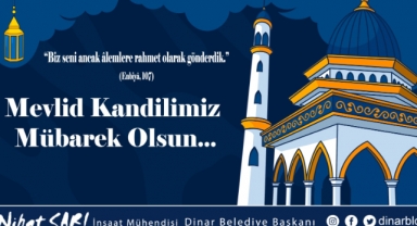 Belediye Başkanımız Nihat Sarı’dan Mevlid Kandili Mesajı
