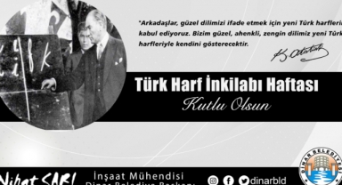 Belediye Başkanımız Nihat Sarı’dan Türk Harf Devrimi Haftası Mesajı