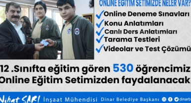 Belediye Başkanımız Nihat Sarı’dan Üniversite Sınavına girecek olan öğrencilerimize dev destek